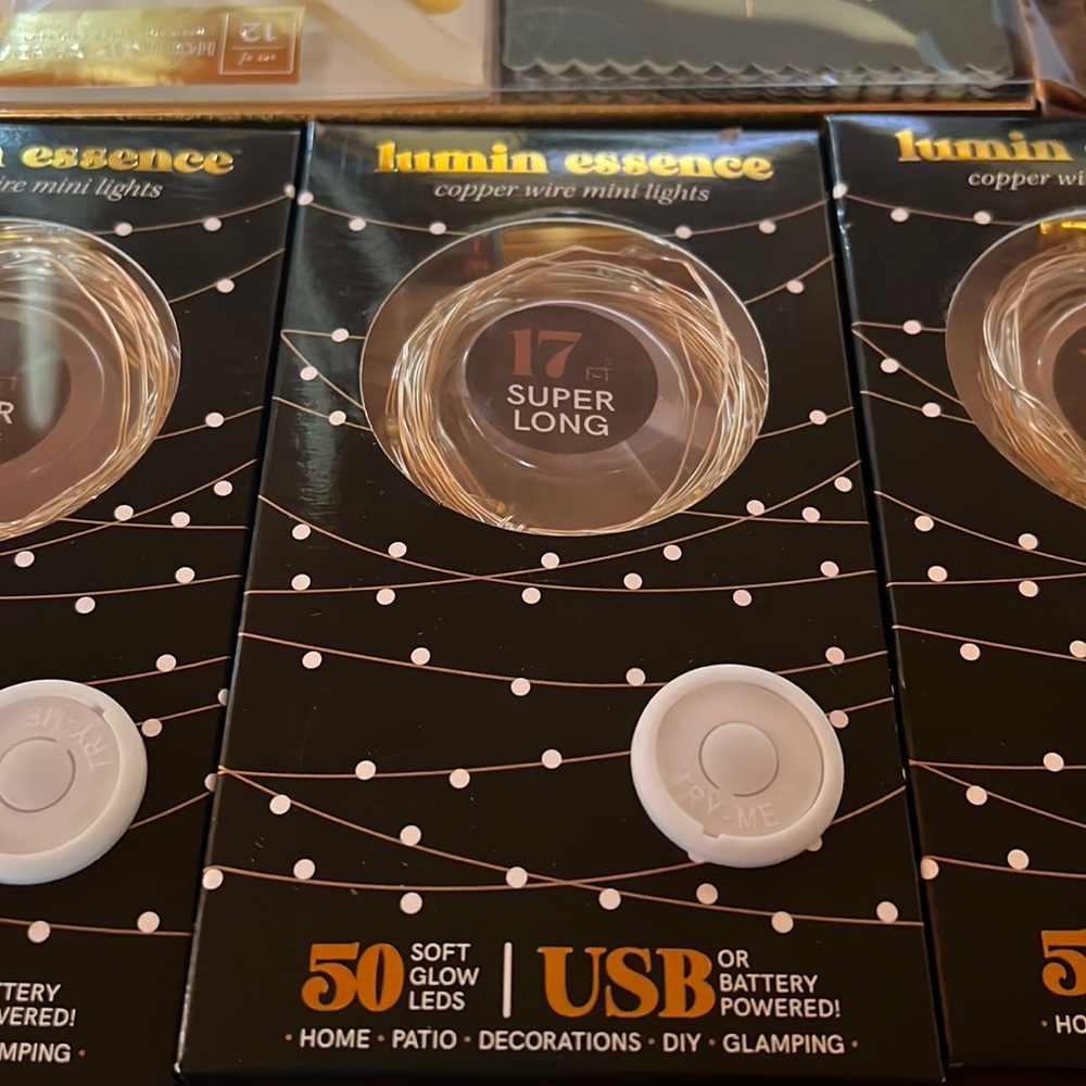 Mini Lights .. copper 50 soft glow LEDS